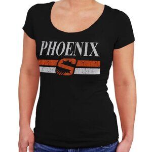 Women's Phoenix Sun NBA Cosmo Tri-Blend Scoop Neck T-Shirt Size M